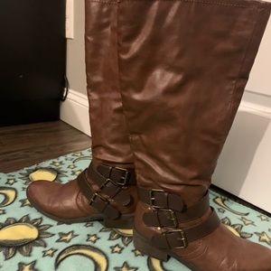 Riding Boots Leather Comfort Trend Popular Nice